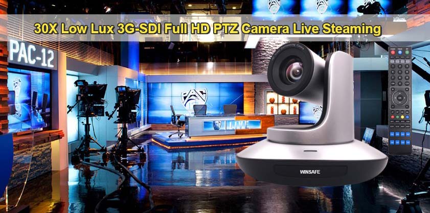 30X Low Lux 3G-SDI full HD PTZ camera live steaming