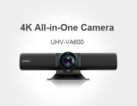  Winsafe تطلق حل جديد UHV-VA600-4K 4K SoundBar كاميرا