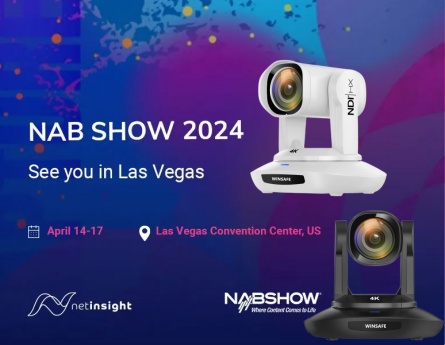 كاميرا WINSAFE Living Steaming PTZ موجودة في NAB Show 2024
